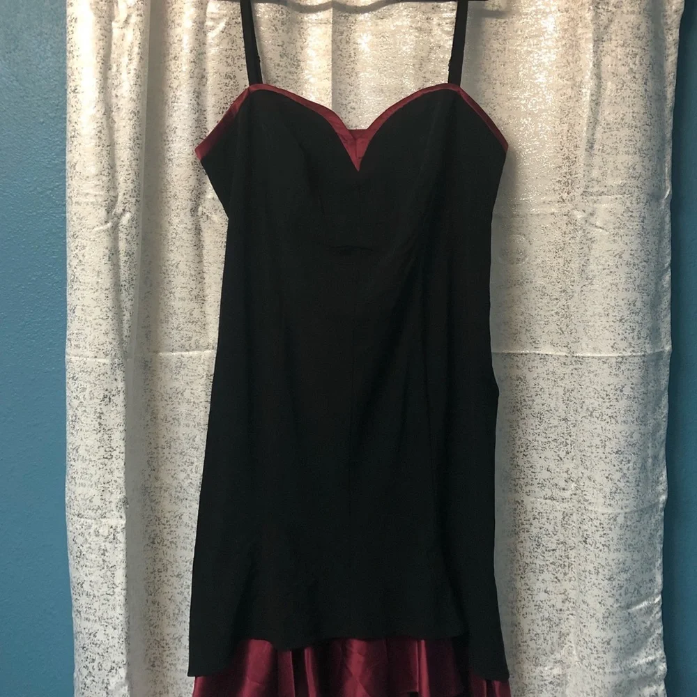 Venus Midi Cocktail Dress – Black & Pink – Size 24 (3X) – NWOT - Picture 1 of 5